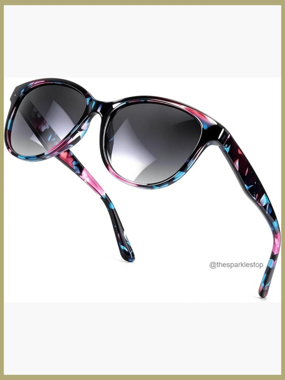 Polarized Retro Sunglasses with UV400 Protection, Medium Fit